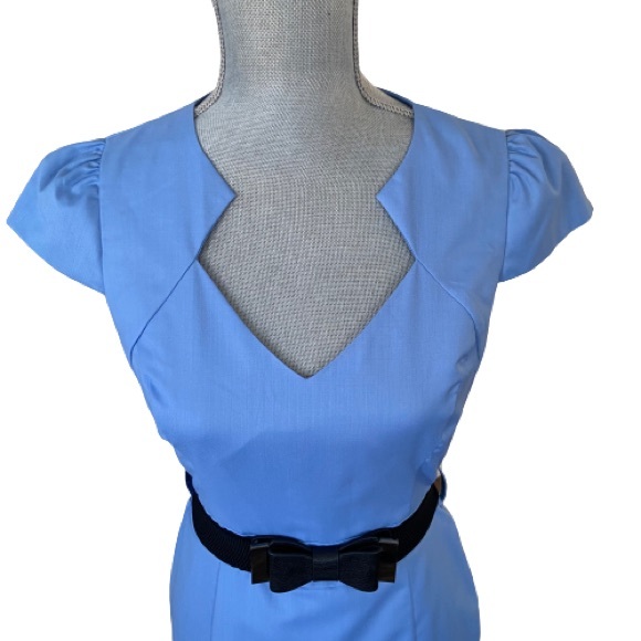 * SOLD * Forever 21 Blue Wiggle dress * - Picture 3 of 13